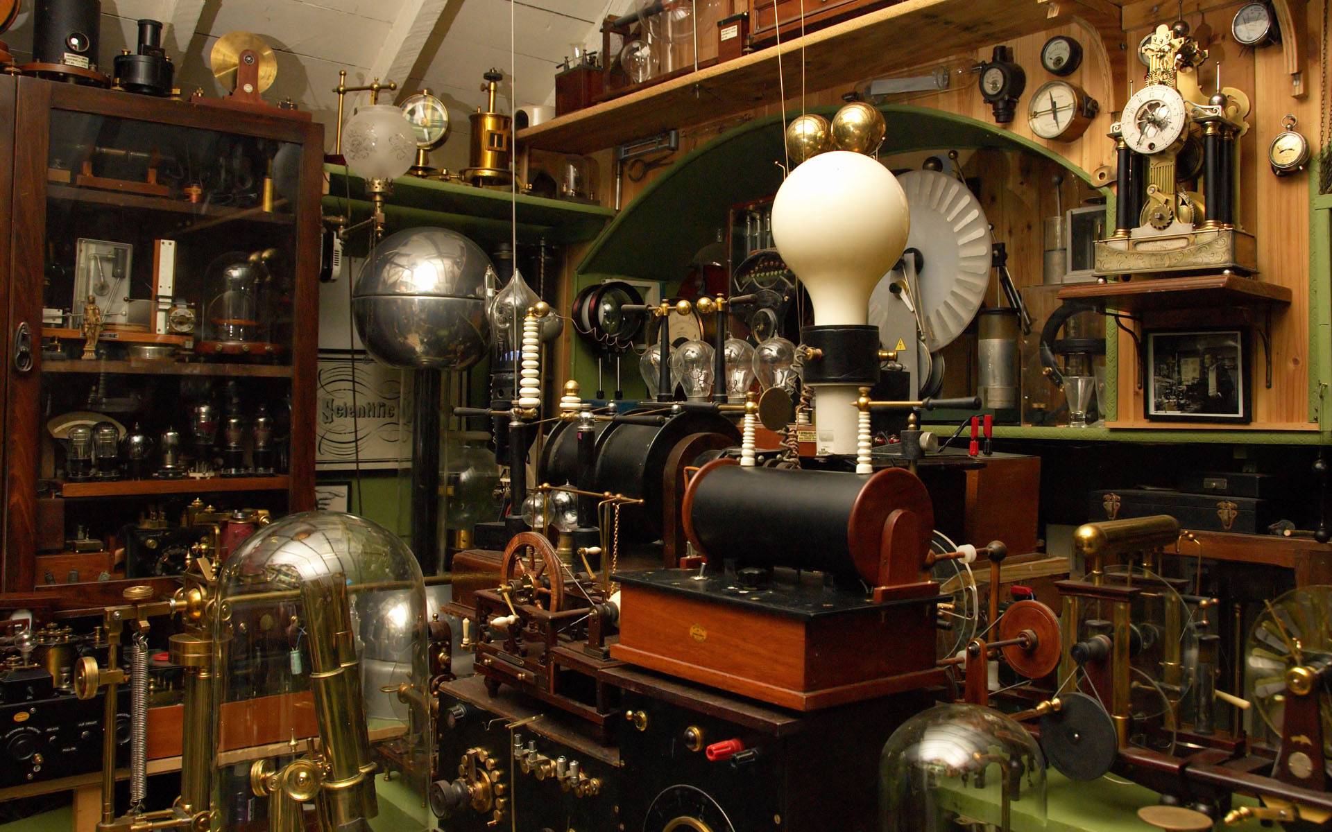 Picture of hundreds of objects in the Museum of Victorian Science