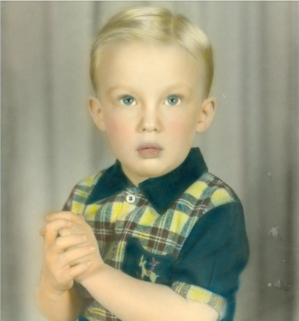 President Trump about five years old