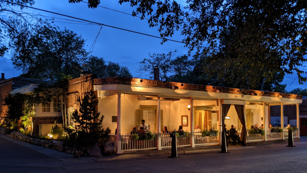 My favorite restaurant in Santa Fe is in a 300 year old adobe on Canyon Rd.